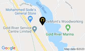 Demont's Woodworking in Chester Basin map