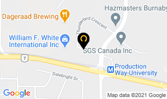 Denco Warehousing Ltd Paulin H & Co Ltd in Burnaby map