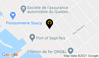 Deneigement Dany Martin in Sept-Îles map