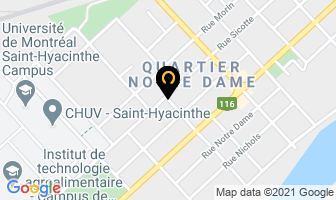 Denis Beauregard in Saint-Hyacinthe map