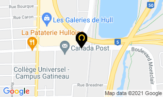 Denis Crotreau Inc in Gatineau map