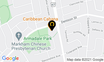 Denison Discount Pharmacy in Markham map
