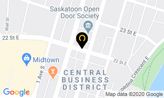 Denison Mines Corp in Saskatoon map