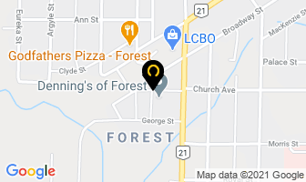 Denning Funeral Directors Ltd in Forest Grove map