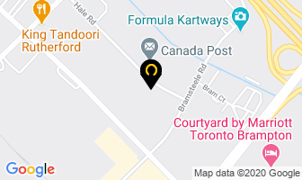 Dennis Auto Clinic in Brampton map