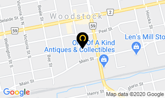 Dennis Auto Service in Woodstock map