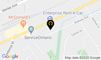 Denomme Automotive in Kitchener map