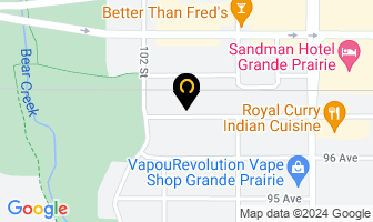 Dental Care Centre in Grande Prairie map