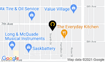 Dentex Industries in Regina map