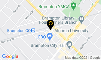 Dentistry At 8 Nelson in Brampton map