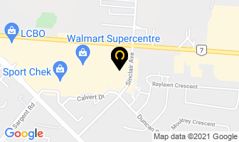 Dentistry On Sinclair in Halton Hills map