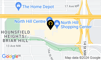 Dentrix Dental Care in Calgary map