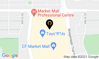 Dentrix Dentalcare Market Mall in Calgary map