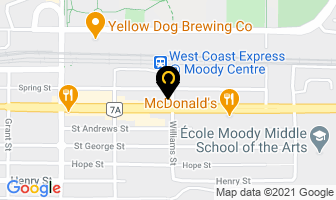 Dents Unlimited in Port Moody map