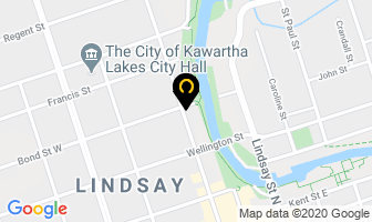 Denyse Is At The Spa in Lindsay map
