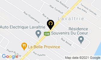 Depanneur Bussieres in Lavaltrie map