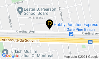 Depanneur Super Cardinal in Dorval map