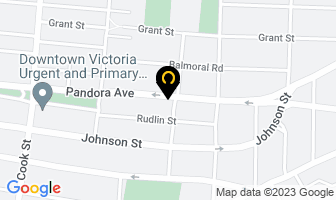 Derek Ford Studios in Victoria map