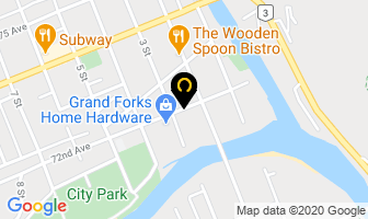 Derek's Auto Repair in Grand Forks map