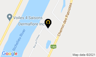 Dermaflore in Saint-denis-sur-richelieu map