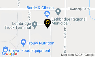 Derochie Painting Ltd in Lethbridge map