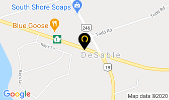 Desable Motel in Crapaud map