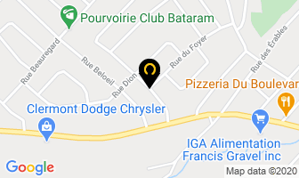 Desbiens Sonia in Clermont map