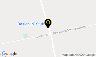 Design 'n' Stuff in Simcoe map