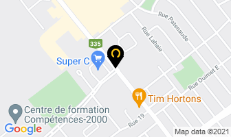 Design Nika in Laval map