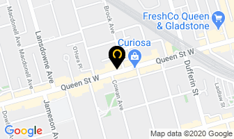 Designer Fabrics in Orillia map
