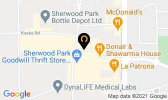Designer Tailors in Sherwood Park map