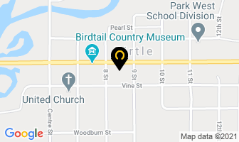 Desjard Inn Birtle in Birtle map