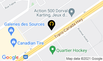Destination Design in Dorval map