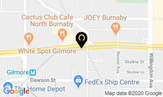 Destination Toyota Burnaby Destination Auto Group in Burnaby map