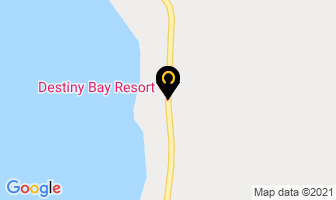 Destiny Bay Resort in Central Kootenay H map