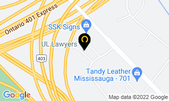 Detail Roofing in Mississauga map