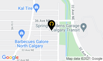 Deuce Interiors in Calgary map