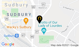 Devan G S Dr in Sudbury map