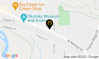 Devries Bros Sand & Gravel Ltd in Okotoks map
