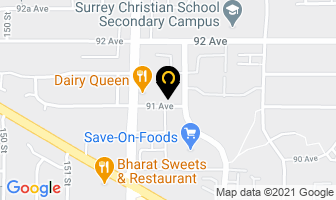 Devries Stevens Holdings in Surrey map