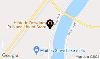 Dewdney Pub in Fraser Valley A map