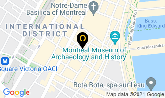 Dhc/art in Montreal map