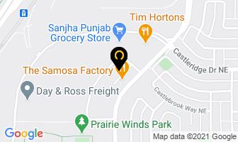 Diamond Glassworks Inc in Calgary map