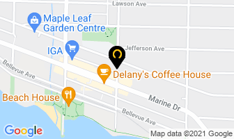 Diamond Head Place in West Vancouver map