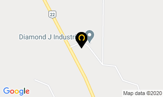 Diamond J Industries Ltd in Rocky Mountain House map