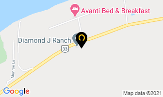 Diamond J Ranch in Prince Edward map