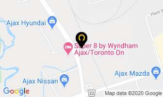 Diamond Limousine Head Office in Barrie map