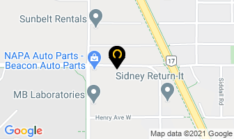 Diamond Pack Industries Ltd in Sidney map