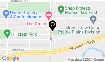 Diamond Taxi in Moose Jaw map
