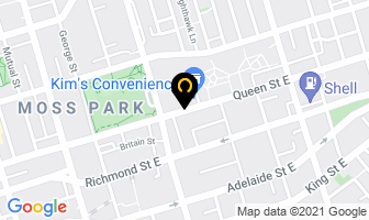 Diamond Taxi Admin Phone in Toronto map
